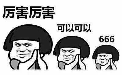 厲害厲害，可以可以，666