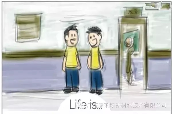 人生就是。。。 和好朋友在教室外面一起罰站