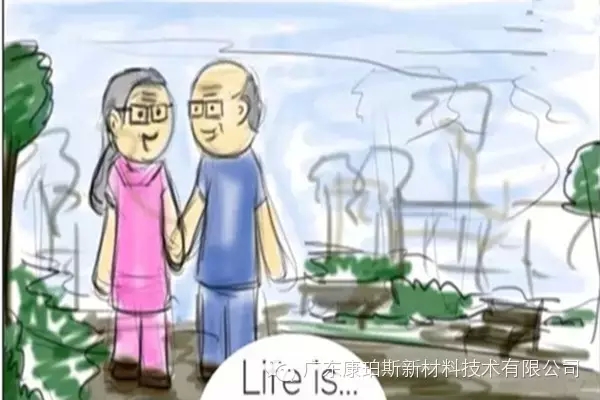 人生就是。。。 牽著老伴的手，享受屬于自己的夕陽，執(zhí)子之手，與子偕老......